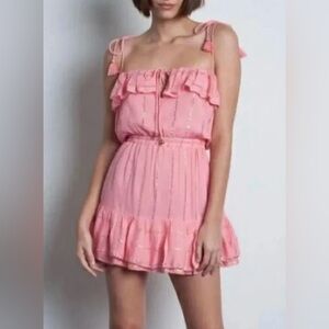 Karina Grimaldi Blush Ruffle Dress